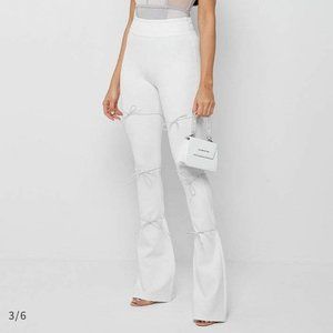 Maniere De Voir -- Reflective Bungee Flared Legging